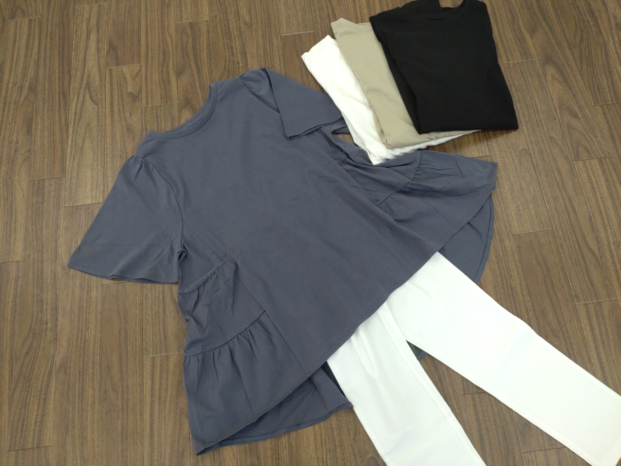 ちびすけ様専用！2wayパンツ☆スウェットパッチワークXデニムX