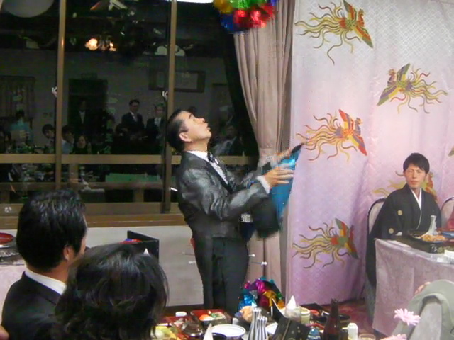 結婚式の演技 出張マジシャン 牧田天光 結婚式の演技 出張マジシャン 牧田天光