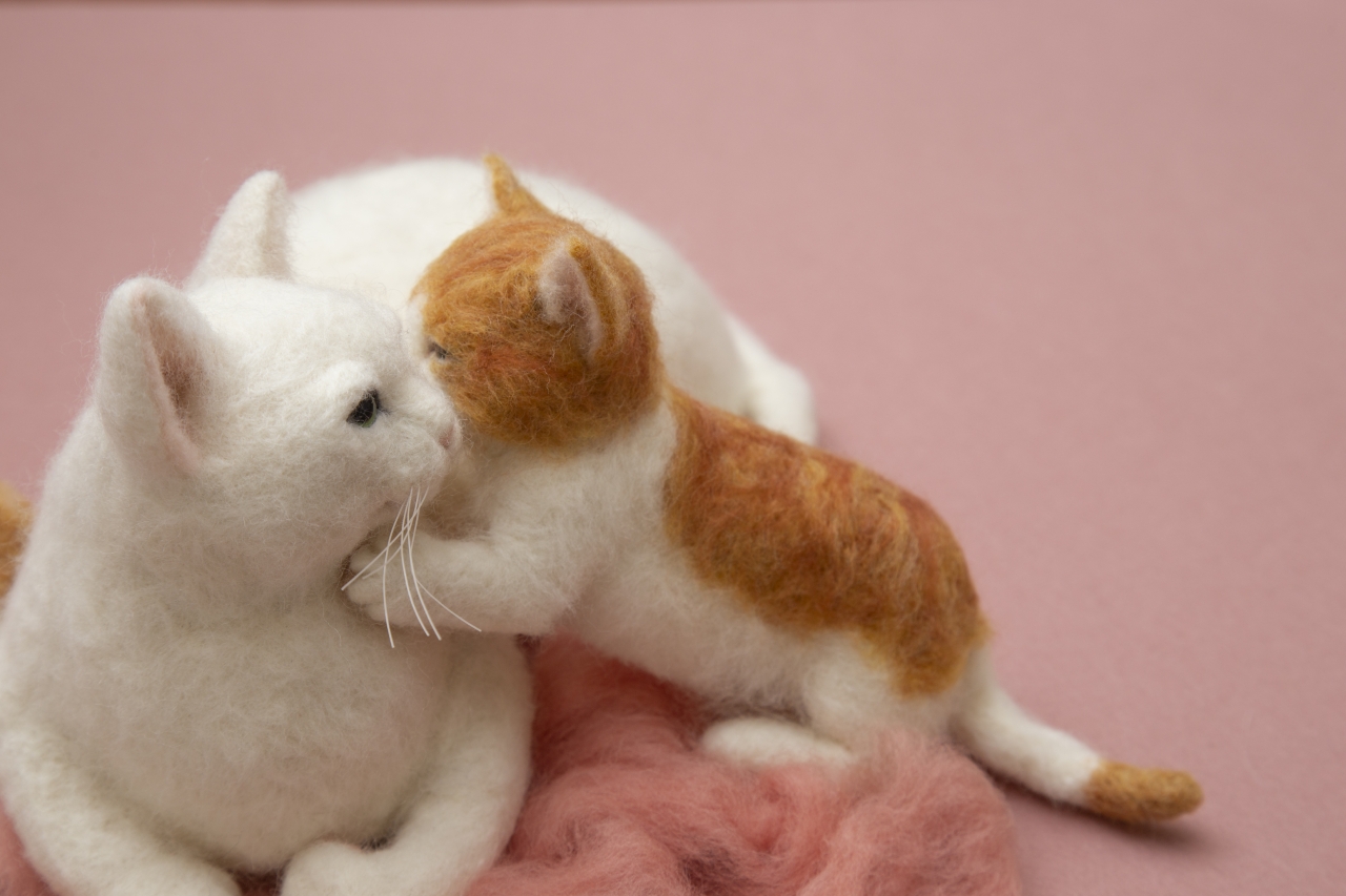 銀粘土と羊毛フェルト atelier silver mau 中島こまち